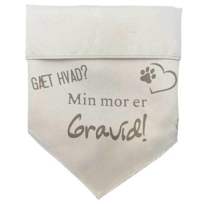 Ollipet Puppy Shower Party | Hundetøj> "Gæt Hvad? Min Mor Er Gravid" Bandana