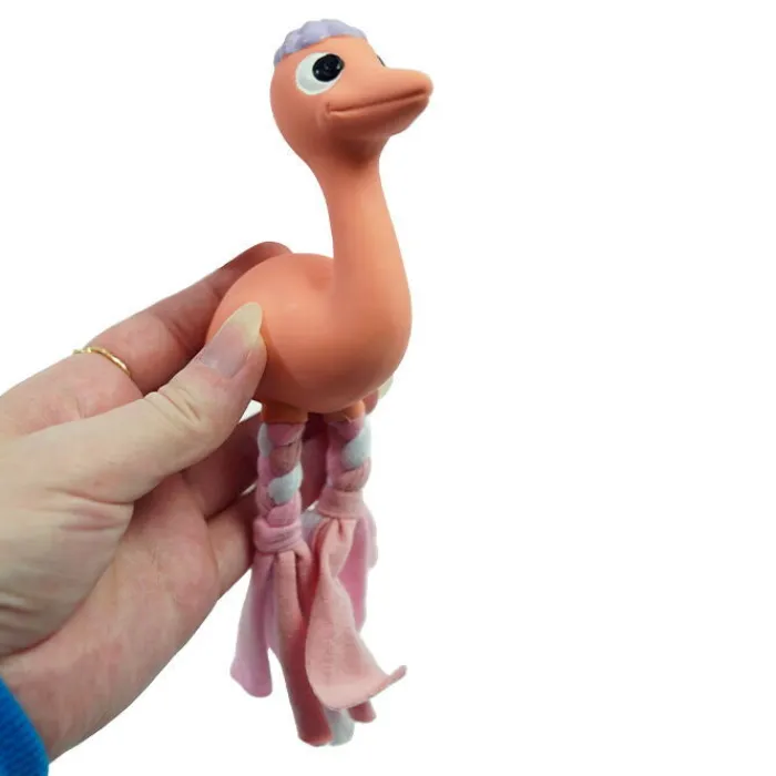 Ollipet Hvalpelegetøj | Ollipet Hundelegetøj> Natur Latex Fanny Flamingo