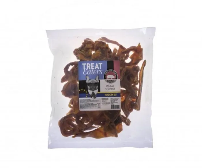 Treateaters Godbidder Og Gnaveben>Pig Ear Strip Mix, Treat Eaters | 450g