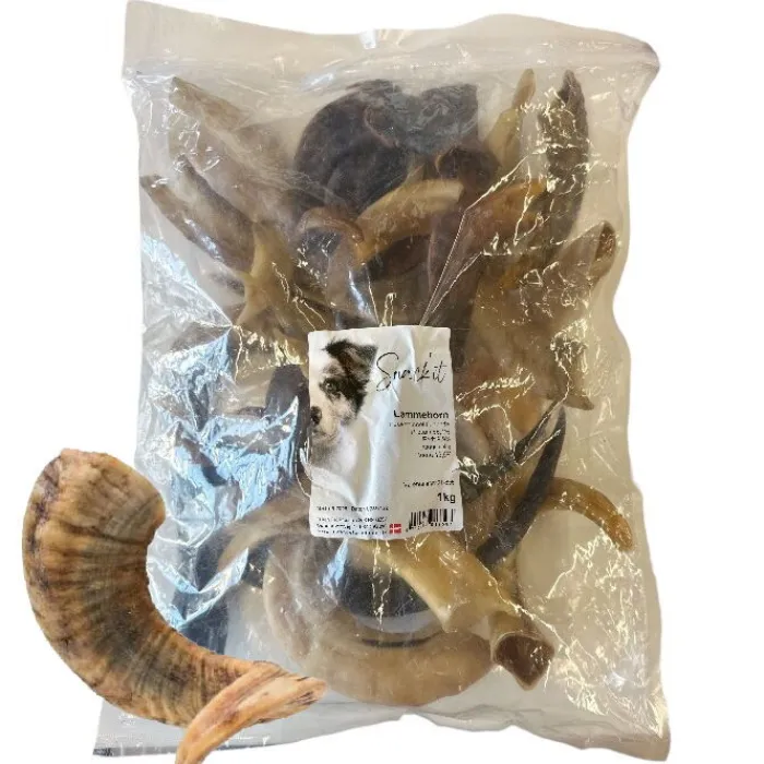 Snack'it Godbidder Og Gnaveben> Lammehorn | 1kg