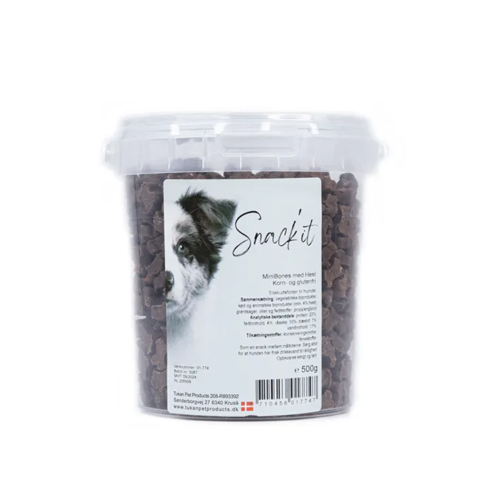 Snack'it Godbidder Og Gnaveben> Mini Bones Hest | 500g