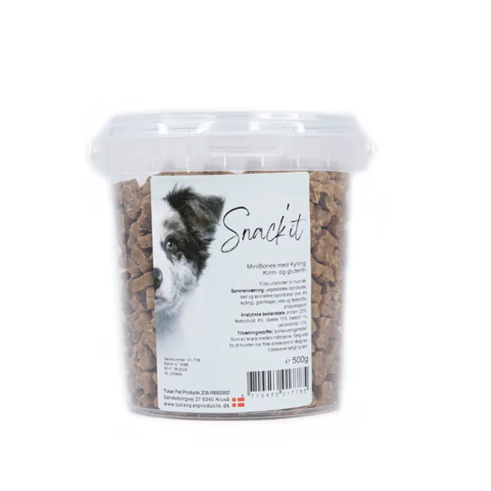 Snack'it Godbidder Og Gnaveben> Mini Bones Kylling | 500g