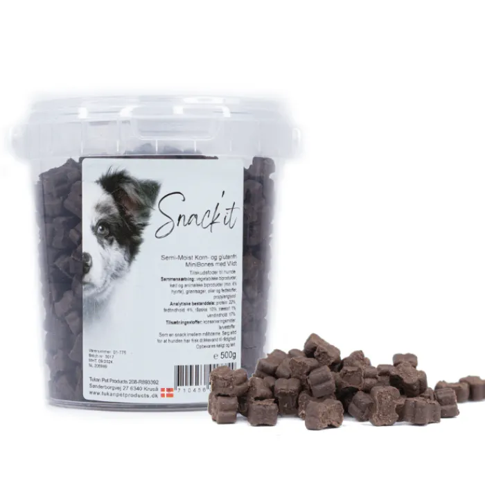 Snack'it Godbidder Og Gnaveben> Mini Bones Vildt | 500g