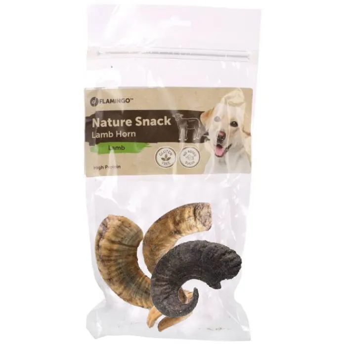 Flamingo Godbidder Og Gnaveben>SNACKS NATURE, Lammehorn | 200g