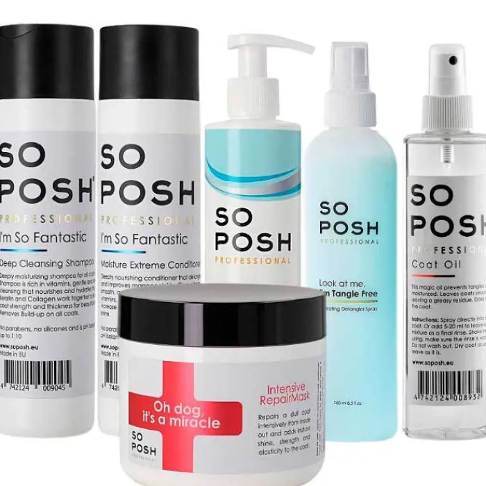 Cotonshoppen Hundeshampoo Og Hundebalsam | Show Grooming>So Posh I'm So Fantastic Professional Hundeudstilingssæt | Z1