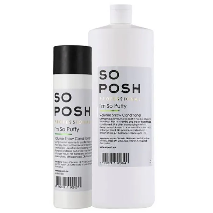 So Posh Hundeshampoo Og Hundebalsam | Show Grooming> Professional I'm So Puffy Conditioner