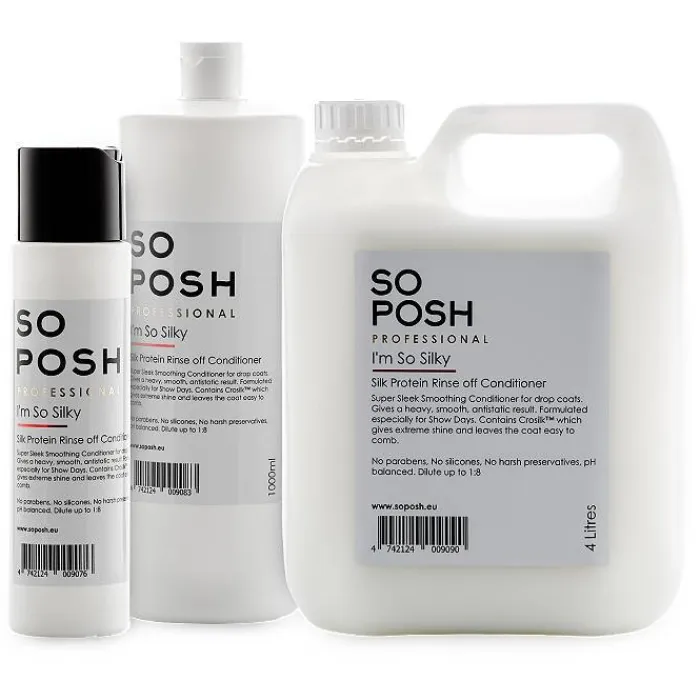 So Posh Hundeshampoo Og Hundebalsam | Show Grooming> Professional I'm So Silky Rinse-off Conditioner