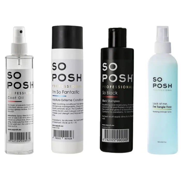 Cotonshoppen Hundeshampoo Og Hundebalsam>So Posh So Black Sæt | Z1