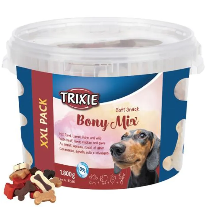 Trixie Hvalpegodbidder Og Gnaveben>Soft Snack Bony Mix XXL |