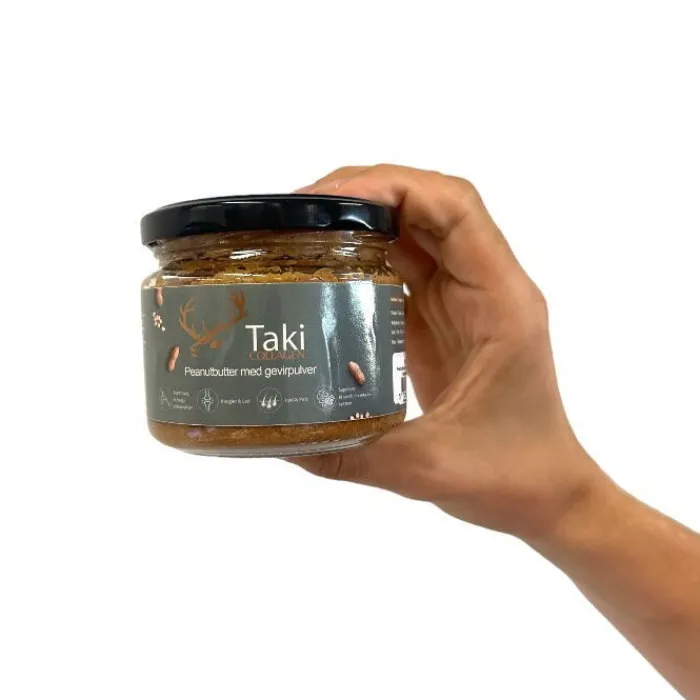 Cotonshoppen Fodertilskud>Taki Collagen, Peanutbutter M. Gevirpulver | 300g