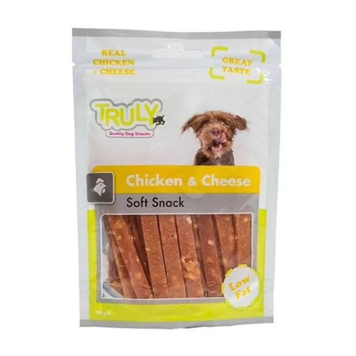 Truly Godbidder Godbidder Og Gnaveben>Truly Chicken & Cheese | 90g