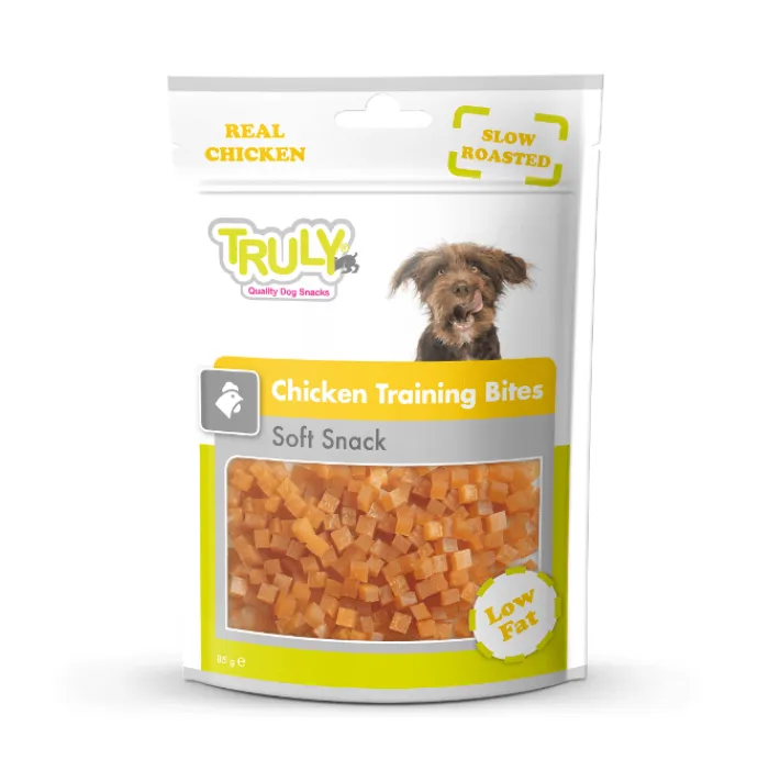 Truly Godbidder Hvalpegodbidder Og Gnaveben>Truly Chicken Training Bites | 85g