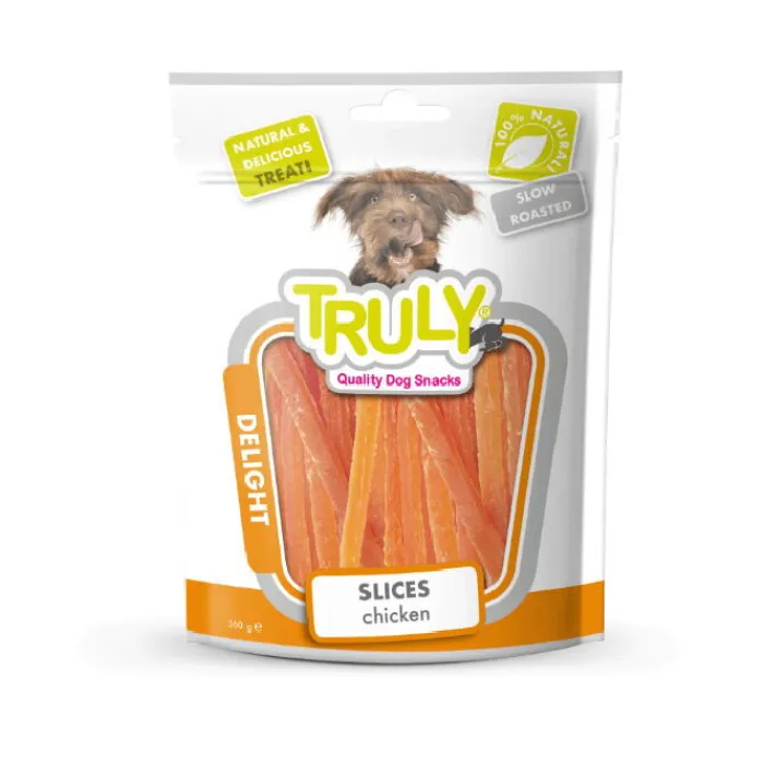 Truly Godbidder Godbidder Og Gnaveben>Truly Dog Chicken Slices | 360g