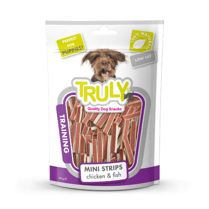 Truly Godbidder Hvalpegodbidder Og Gnaveben | Godbidder Og Gnaveben>Truly Mini Puppy Strips | 90g