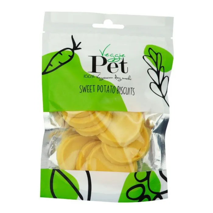 VeggiePets Godbidder Og Gnaveben>VeggiePet Sweet Potato Biscuits 100g