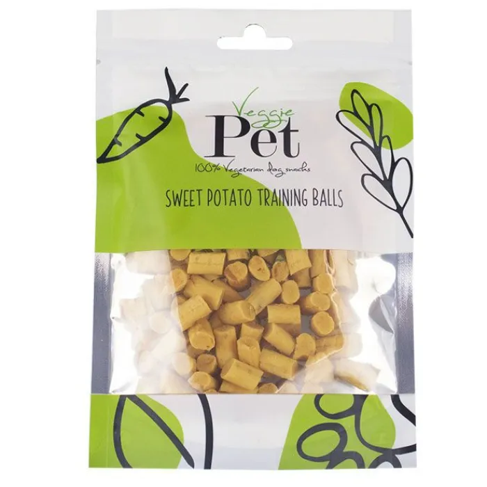 VeggiePets Godbidder Og Gnaveben>VeggiePet Sweet Potato Training Balls 100 G