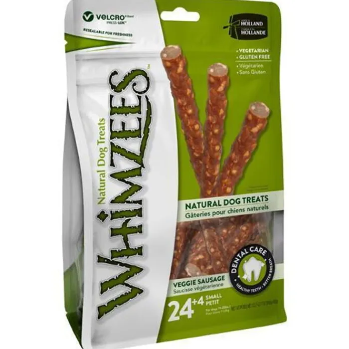 Whimzees Godbidder Og Gnaveben> Veggie Sausages