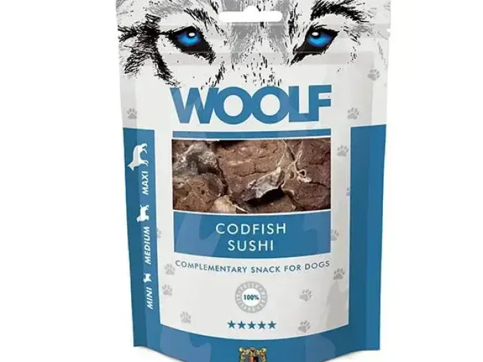 WOOLF Godbidder Og Gnaveben> Codfish Sushi | 100g