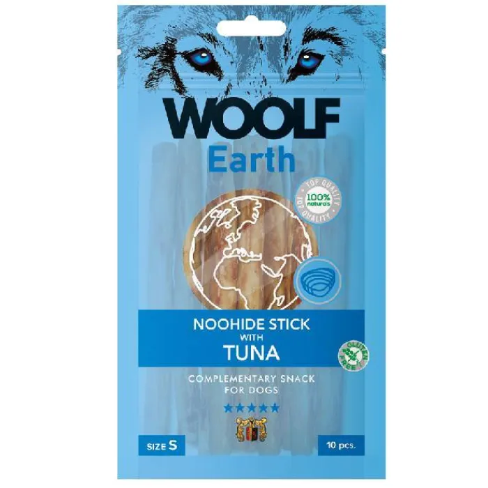 WOOLF Godbidder Og Gnaveben> Earth Noohide Sticks S, Tun | 90g