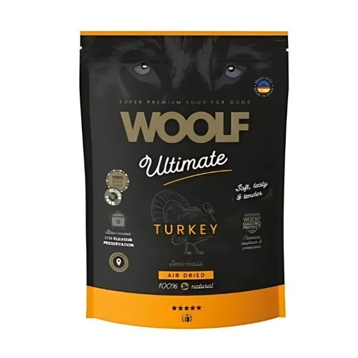 WOOLF Godbidder Og Gnaveben> Ultimate, Kalkun | 1kg